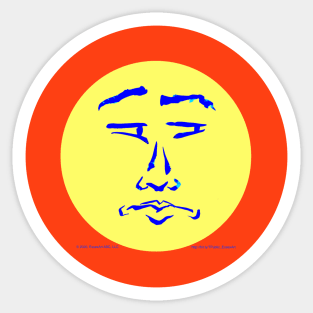 Suspicious Face (Not So Happy) Sticker